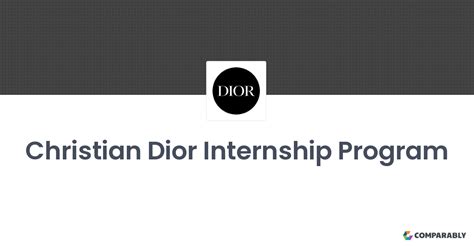 chrsitain dior internship|christian dior trainee program.